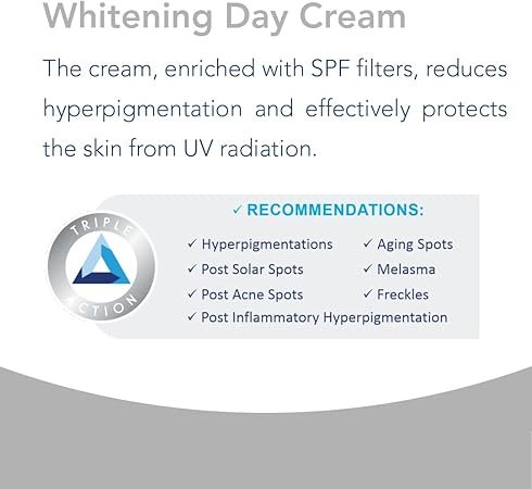 Novaclear Whitening Day Cream SPF 50 – Brightening & UV Protection for All Skin Tones