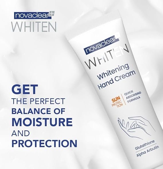 Novaclear Whitening Hand Cream with SPF – Brightening & Hydrating Hand Care