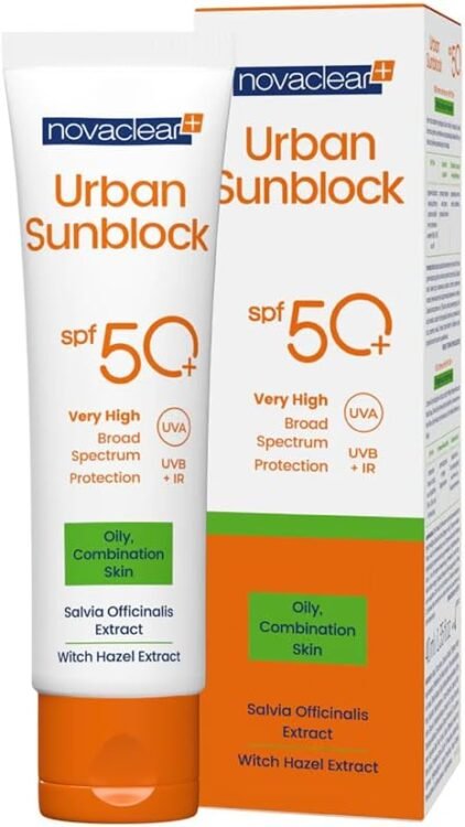 Novaclear Urban Sunblock SPF 50+ – Oil Control Sunscreen for Oily Skin