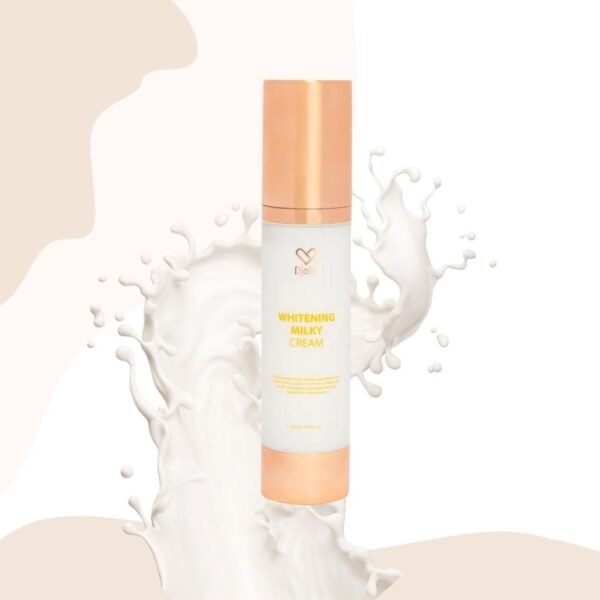 DJOLIS Whitening Milky Cream hydrates, brightens, and evens skin tone to deliver a soft, radiant, and luminous complexion.