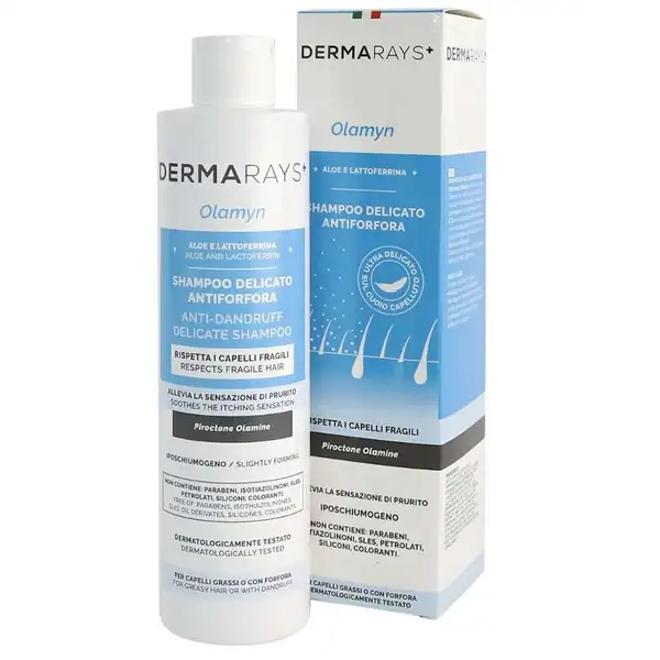 Dermarays Olamyn Anti-Dandruff Shampoo – Gentle Flake Control, Soothing & pH-Balanced Formula for Sensitive Scalps – 250ml