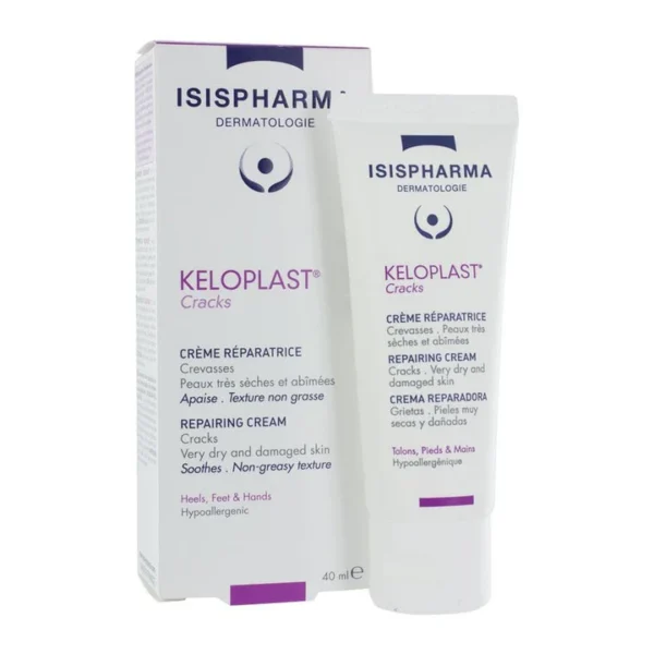 Isispharma Keloplast Crack Repairing Cream 40ml – Repair & Hydrate Very Dry, Damaged Skin