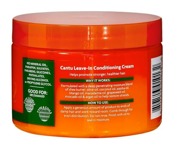 Cantu Shea Butter For Natural Hair Leave In Conditioning Repair Cream, 12 Ounce