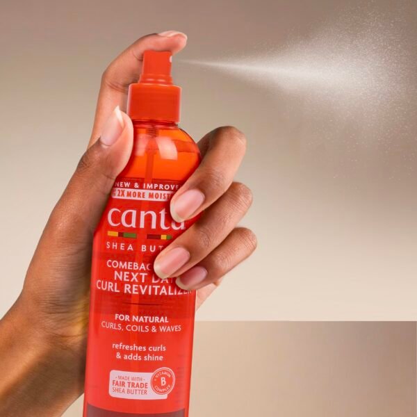 Cantu Comeback Curl Next Day Curl Revitalizer, 12 Fluid Ounce 355 ml
