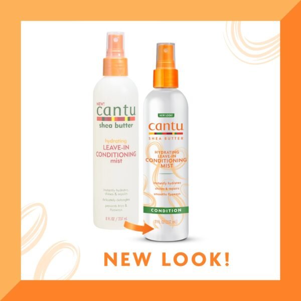 Cantu Shea Butter Hydrating Leave in Conditioning Mist, 8 Fluid Ounce