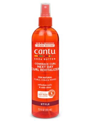 Cantu Comeback Curl Next Day Curl Revitalizer, 12 Fluid Ounce 355 ml