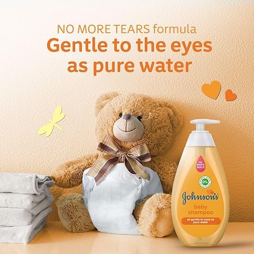 Johnson's Baby Shampoo No More Tears Gentle Daily Hair Cleanser 750ml