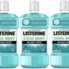 Listerine Cool Mint Milder Taste Mouthwash, Pack of 3x500ml, Clinically Proven Ingredients for Fresh Breath and Oral Hygiene, Backed by Scientific Research