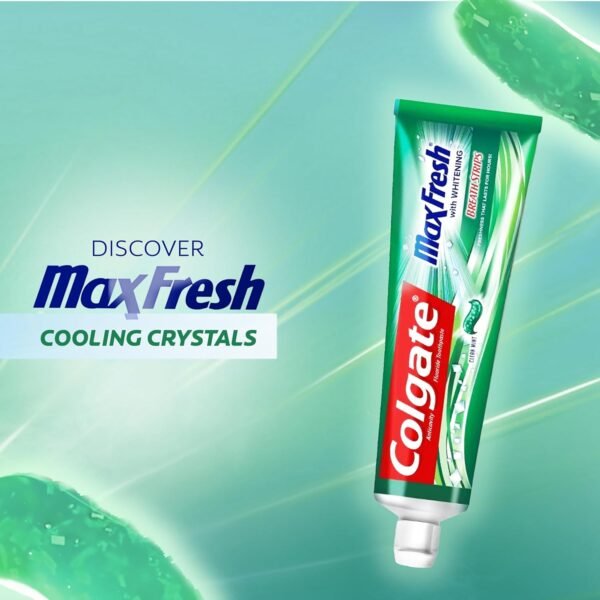71jhEskw1AL._AC_SL1500_ Colgate Toothpaste Max Fresh Clean Mint, Green Gel Toothpaste, With Cooling Crystals, 6x75 ml, 6 Pack