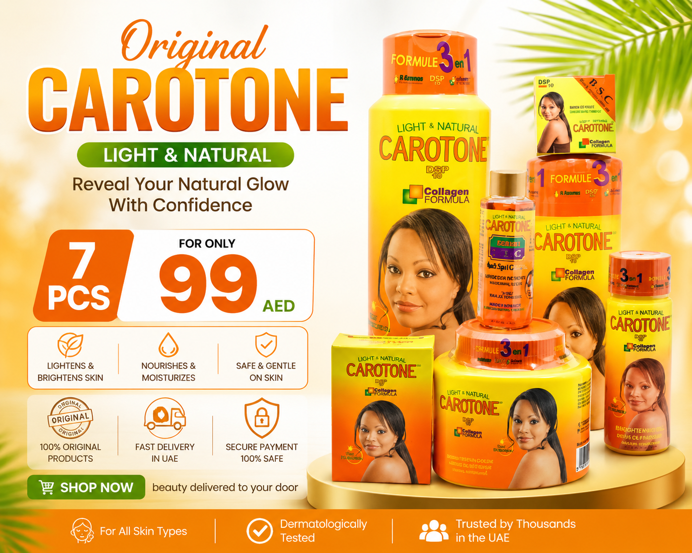Original Carotone product available online in UAE