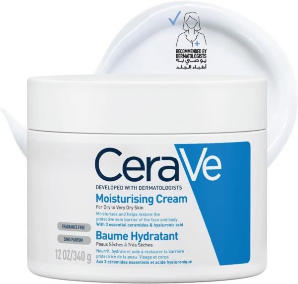 61MLsm3fdcL._AC_SL1280_ CeraVe Moisturizing Cream for Dry to Very Dry Skin with Hyaluronic Acid 340 g
